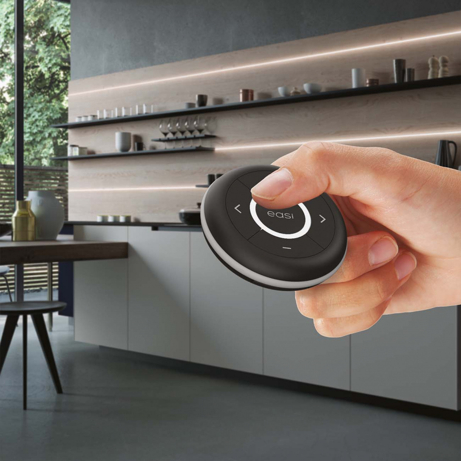 Lag et D-motion belysningssystem i tre trinn