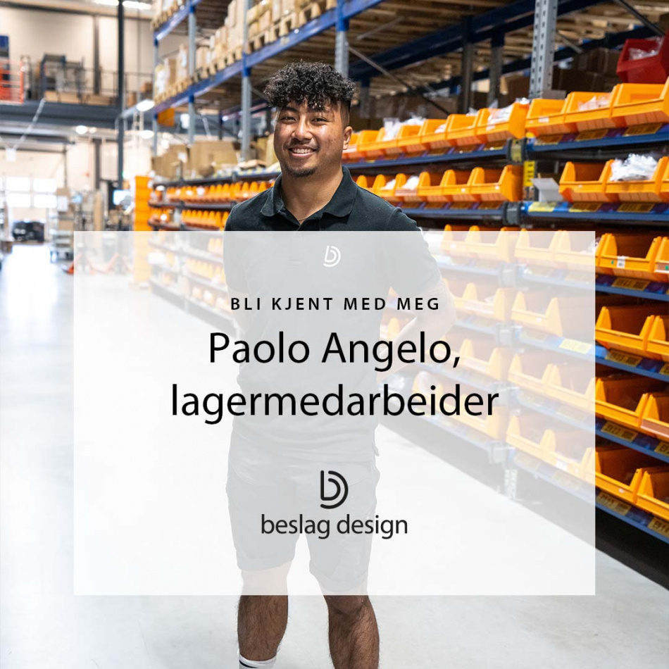 Bli kjent med meg: Paolo Angelo, lagermedarbeider
