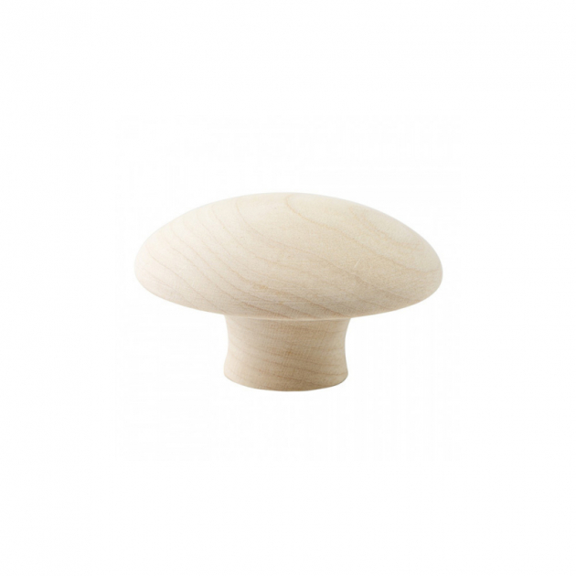 Knott Mushroom - 50mm - Ubehandlet bjørk i gruppen Sortiment / Knotter / Treknotter hos Beslag Design i Båstad Aktiebolag (255621-11)