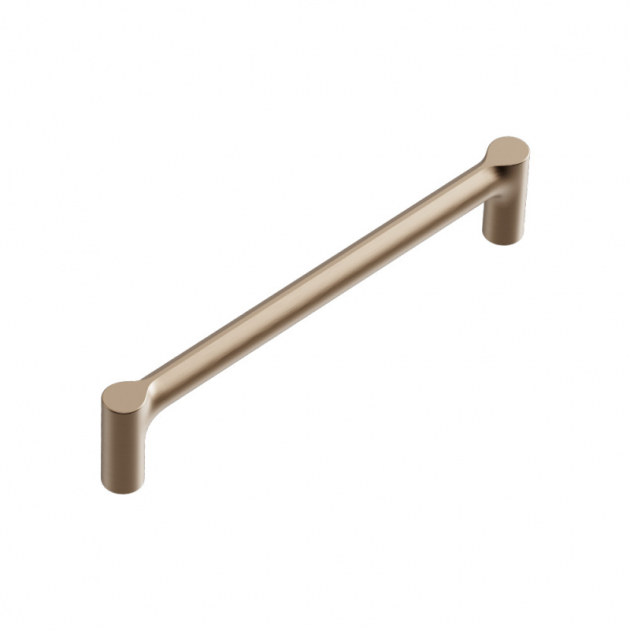 Håndtak Filo - 160mm - Børstet messing i gruppen Sortiment / Håndtak hos Beslag Design i Båstad Aktiebolag (317610-11)