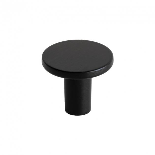 Knott Lund - 25mm - Matt sort i gruppen Sortiment / Knotter / Sorte Knotter hos Beslag Design i Båstad Aktiebolag (339422-11)