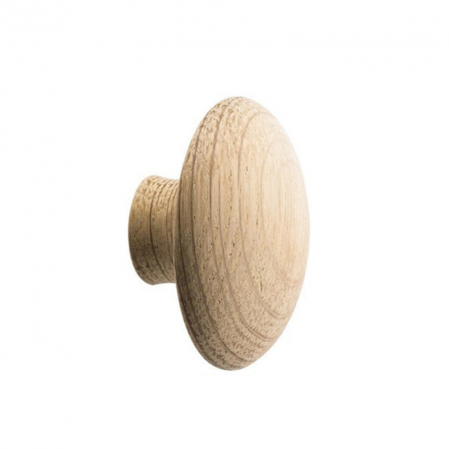Knagg Mushroom - 50mm - Obehandlad Ek i gruppen Sortiment / Knagger hos Beslag Design i Båstad Aktiebolag (370060-11)