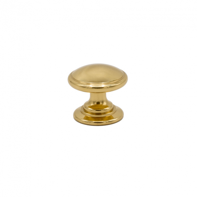 Knopp 24466 - 25mm -Polert Messing i gruppen Sortiment / Knotter / Messingknotter hos Beslag Design i Båstad Aktiebolag (39641-11)