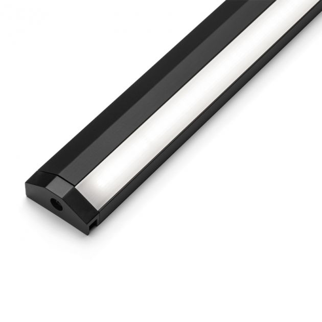 LED-profil Sidy UHE IFR DX - Sort i gruppen Sortiment / Belysning / LED-profiler hos Beslag Design i Båstad Aktiebolag (ledprofil-sidy-svart)