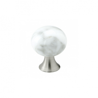 Knott Bead Straight - 28mm - Marmor/grå