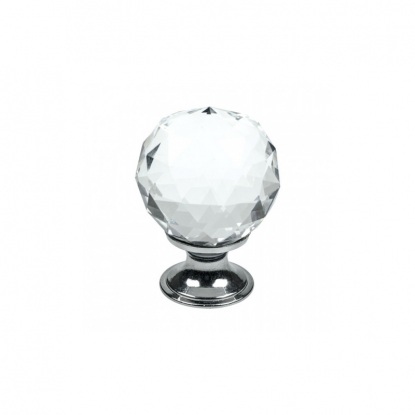 Knott Diamond - 30mm - Glass/Krom