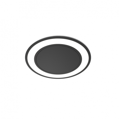 LED-spot Holl D-M med lokk - Matt sort
