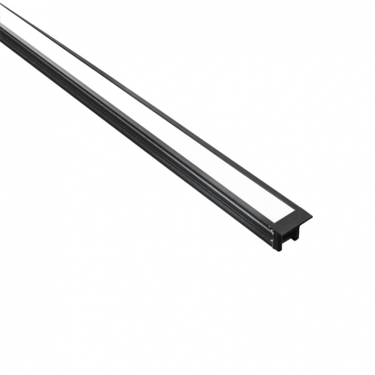 LED-profil LD8125 - 2000mm - Sort