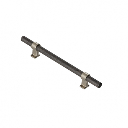 Håndtak Bond – Mørkbeiset eik/Børstet messing