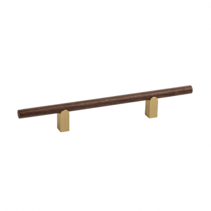 Håndtak Kumo Wood - Valnøtt/messing