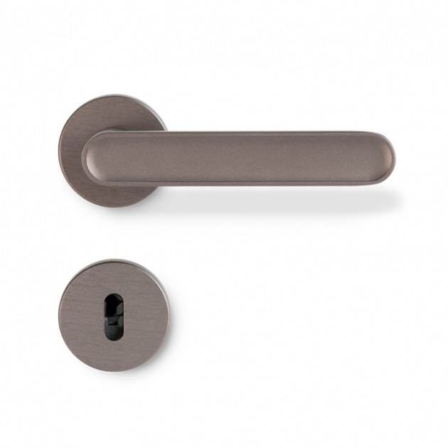 Dørhåndtak Vibe Soft - Mørk bronse i gruppen Sortiment / Dørhåndtak / Dørhåndtak innerdør hos Beslag Design i Båstad Aktiebolag (vibe-soft-mork-brons)