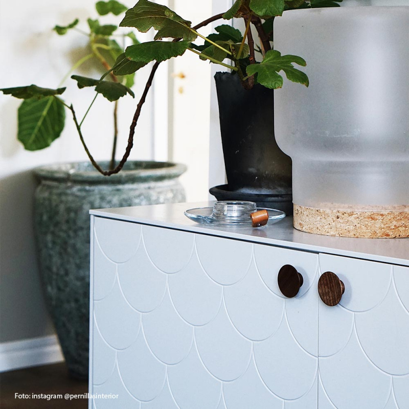 Knott Olympia - 50mm - Valnøtt