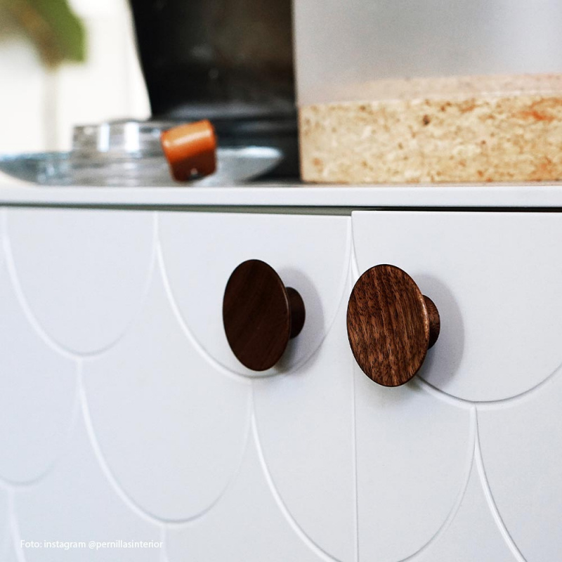 Knott Olympia - 50mm - Valnøtt