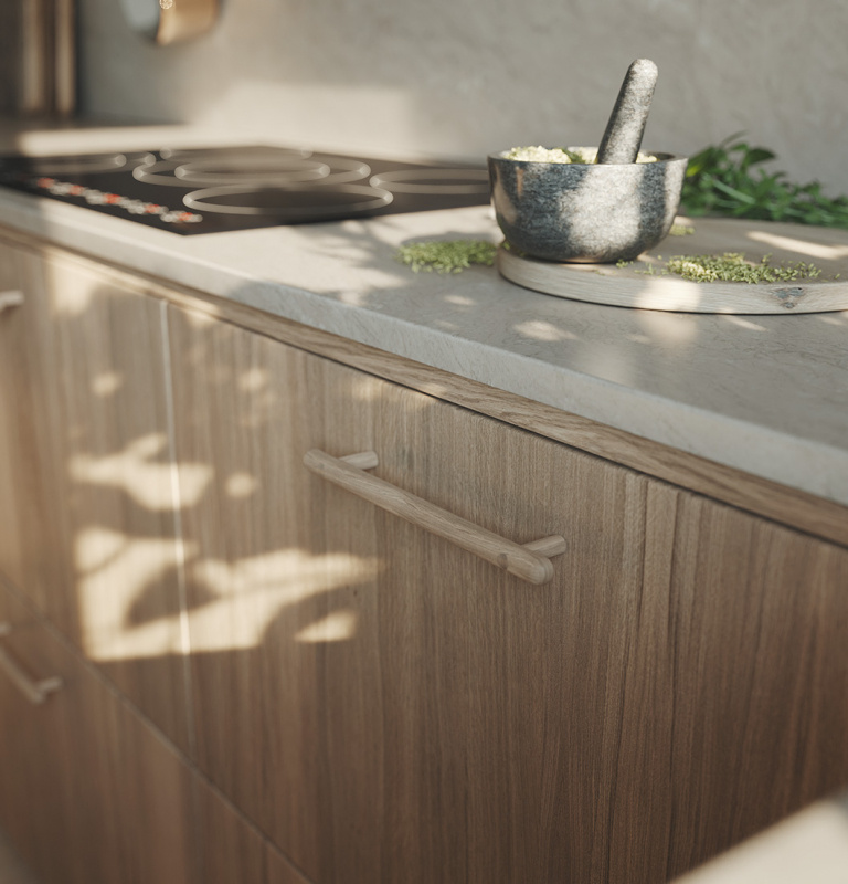 Håndtak Lunden – 160 mm – Eik