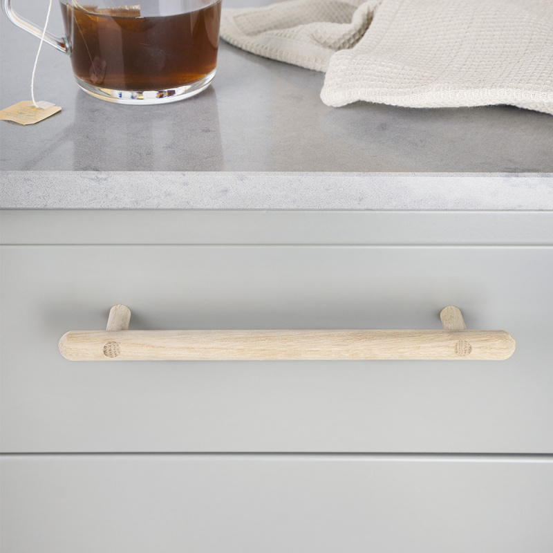 Håndtak Lunden – 160 mm – Ubehandlet eik