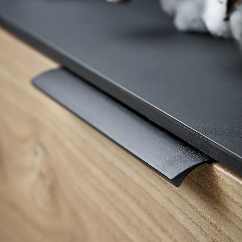 Profilhåndtak Edge Straight - 40mm - Rustfri look 