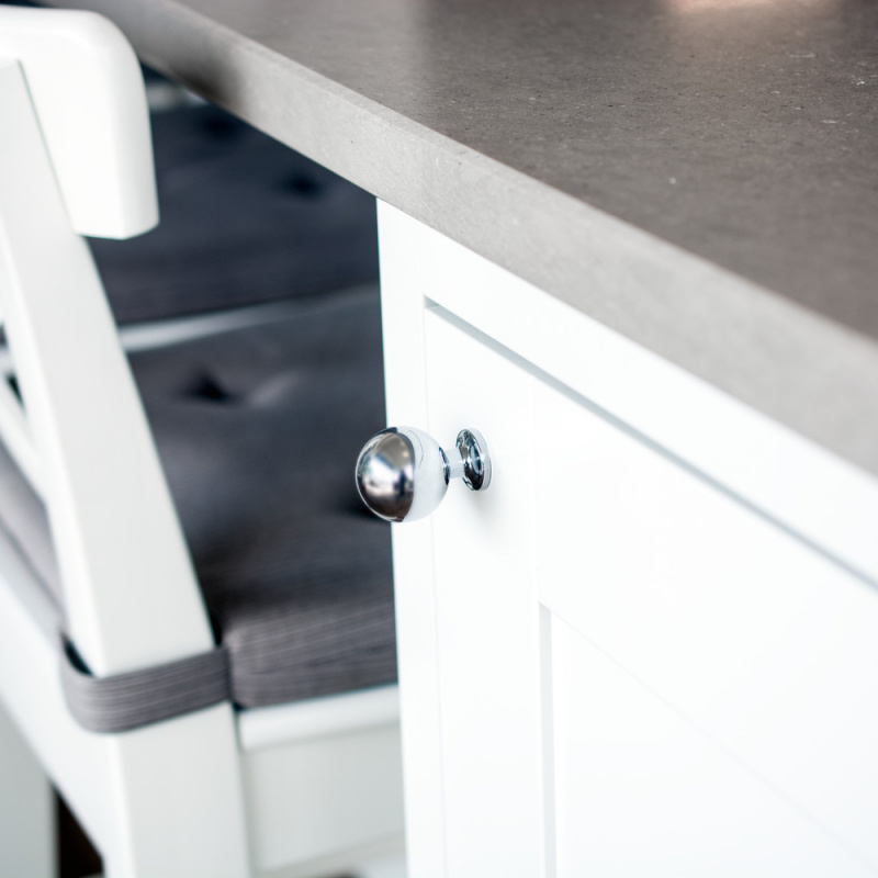 Knott Lily - 30mm - Krom