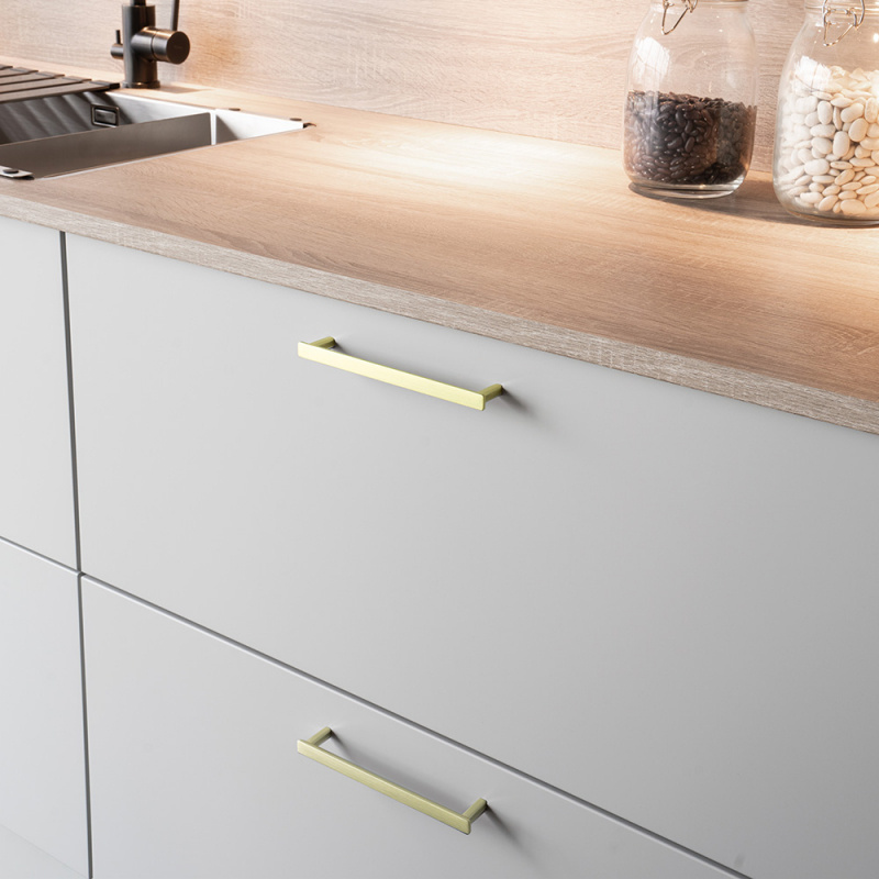 Håndtak Bror - 160mm - Børstet messing