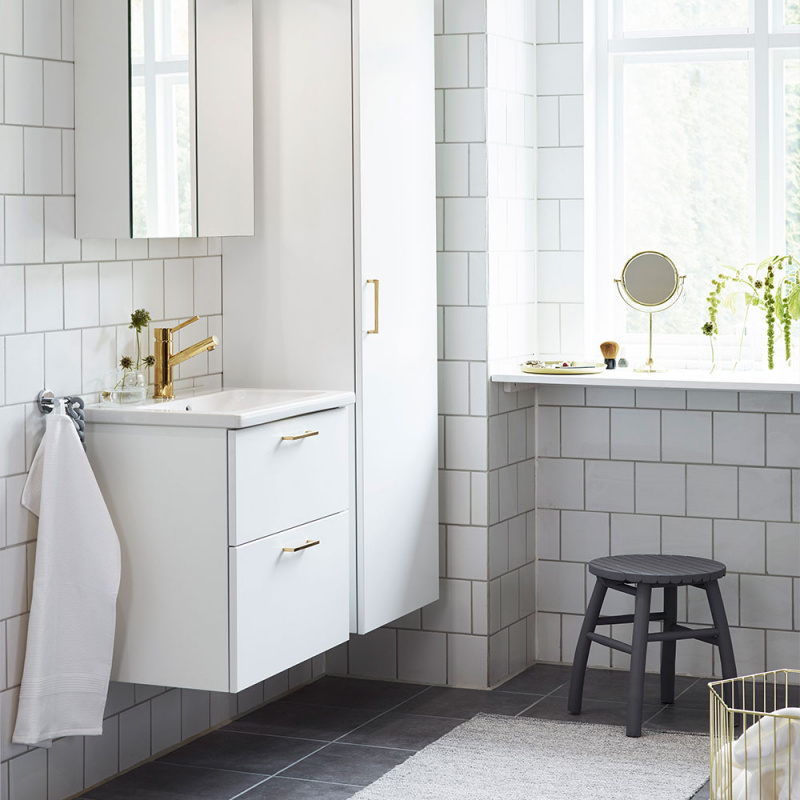 håndtak 0143 - 128mm - Polert messing