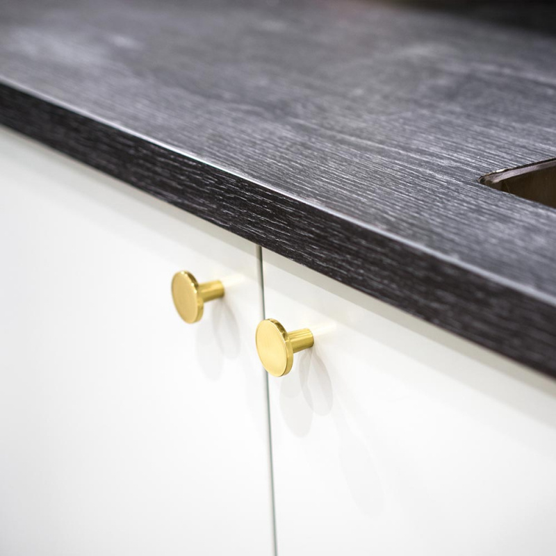 Knott Dalby - 25mm - Polert Ubehandlet Messing