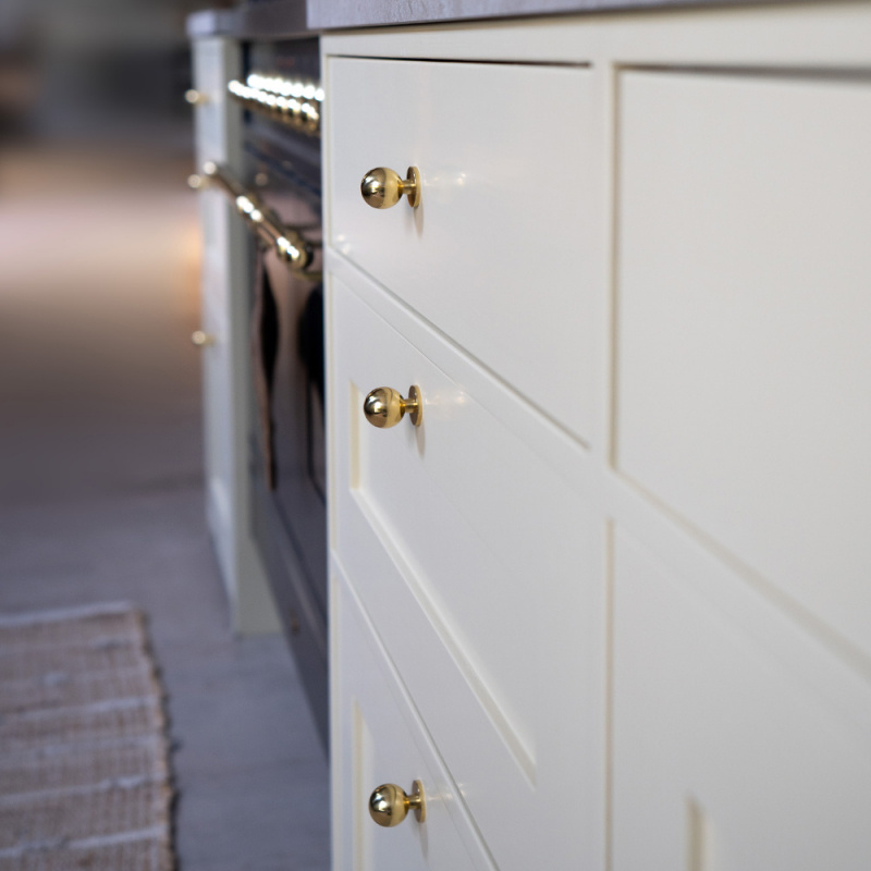 Knott Solliden - 25mm Polert Messing