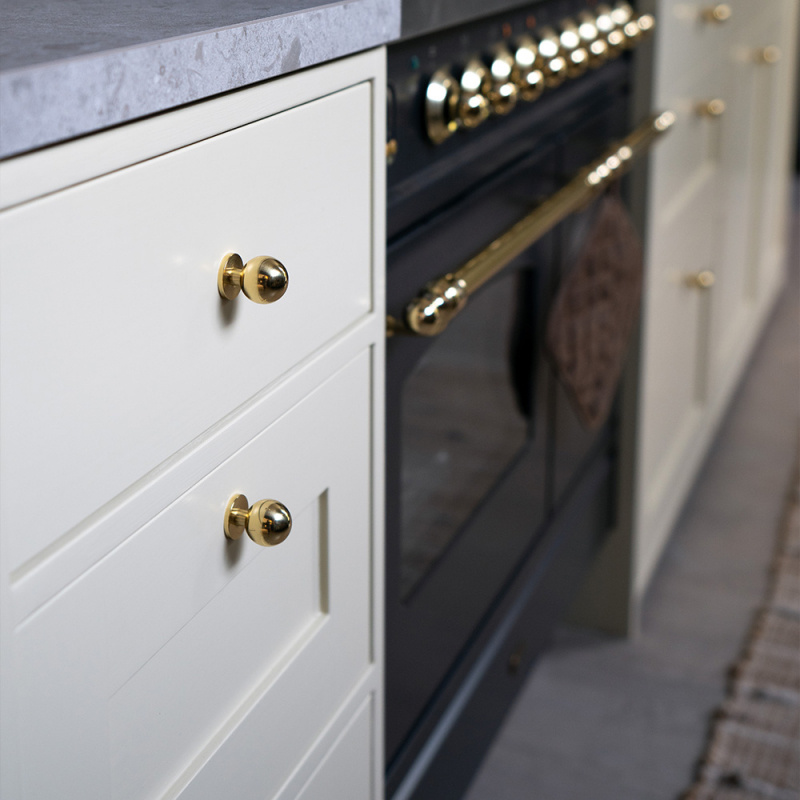 Knott Solliden - 25mm Polert Messing