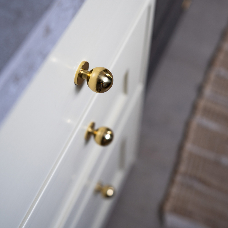 Knott Solliden - 25mm Polert Messing