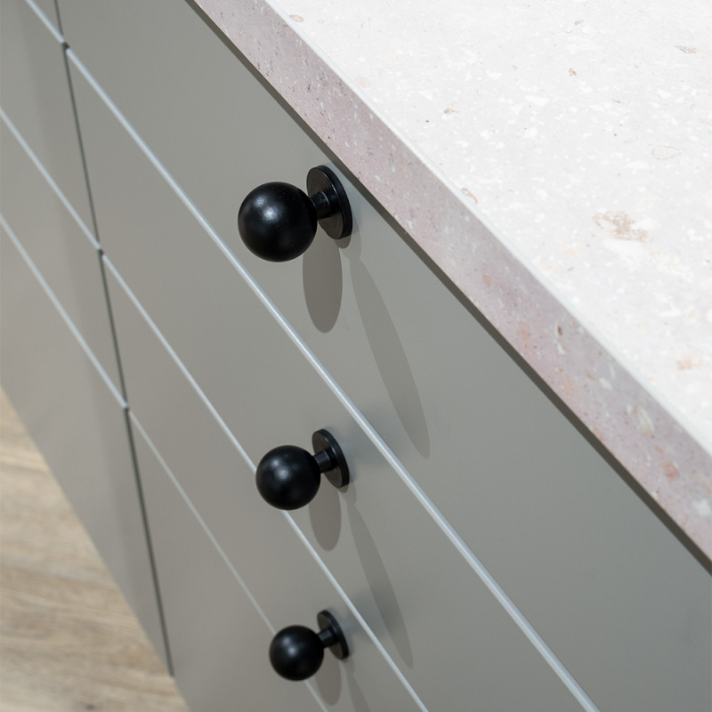 Knott Solliden - 25mm - Matt sort