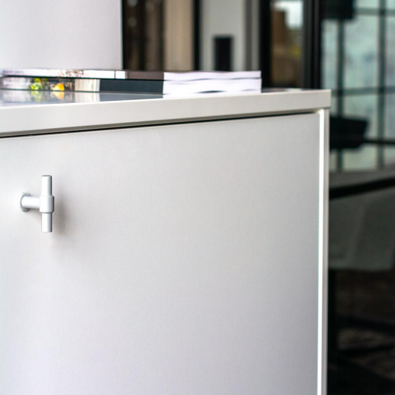 Knott T-type - Matt hvit