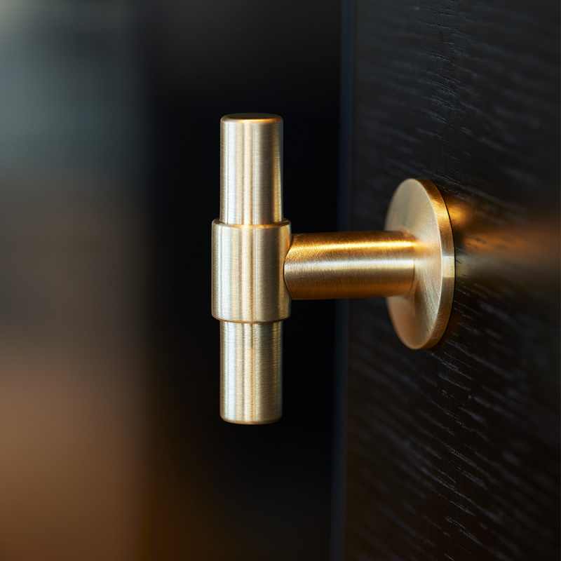 Knott T Uniform - Børstet ubehandlet messing