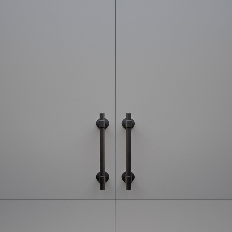 Håndtak Uniform - 128mm - Matt svart