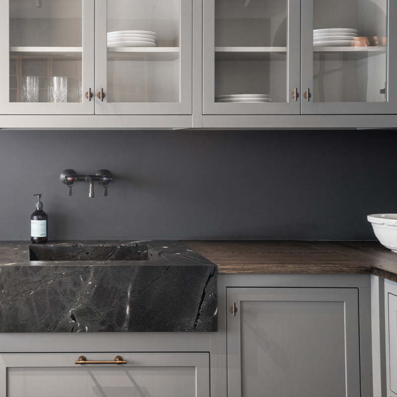 Håndtak Uniform - 128mm - Brunet messing