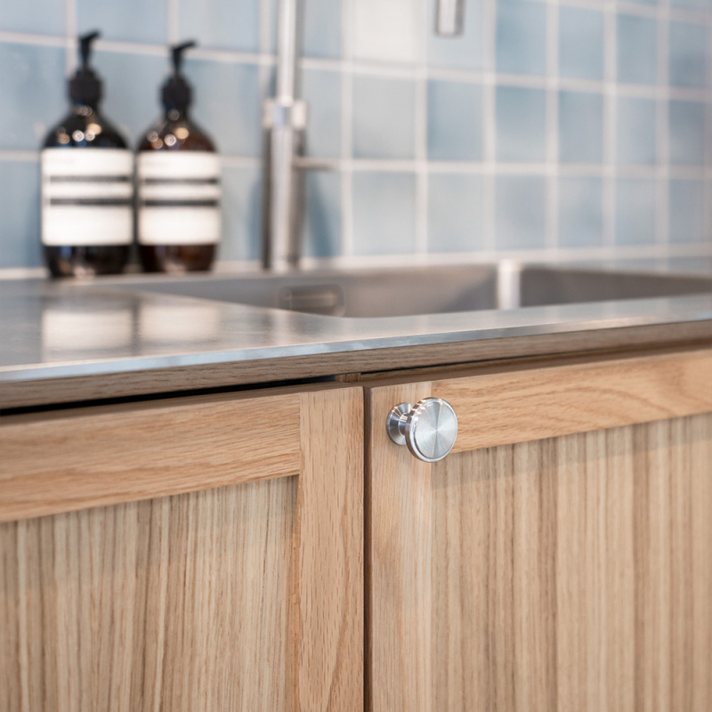 Knott Uno - 30mm - Børstet rustfritt