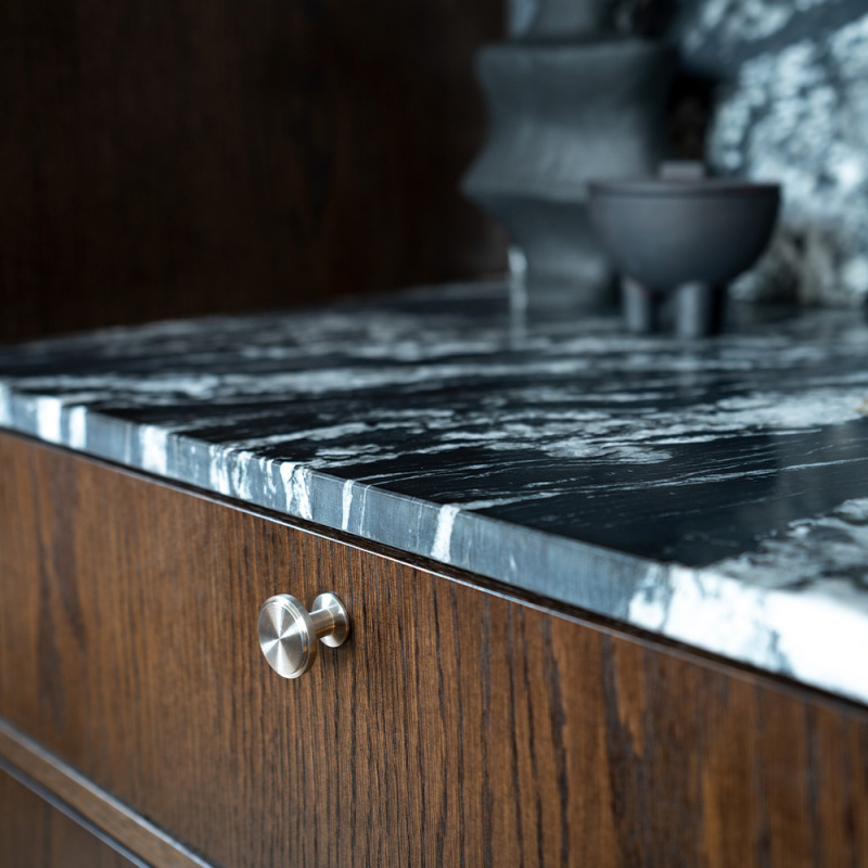 Knott Uno - 30mm - Børstet rustfritt