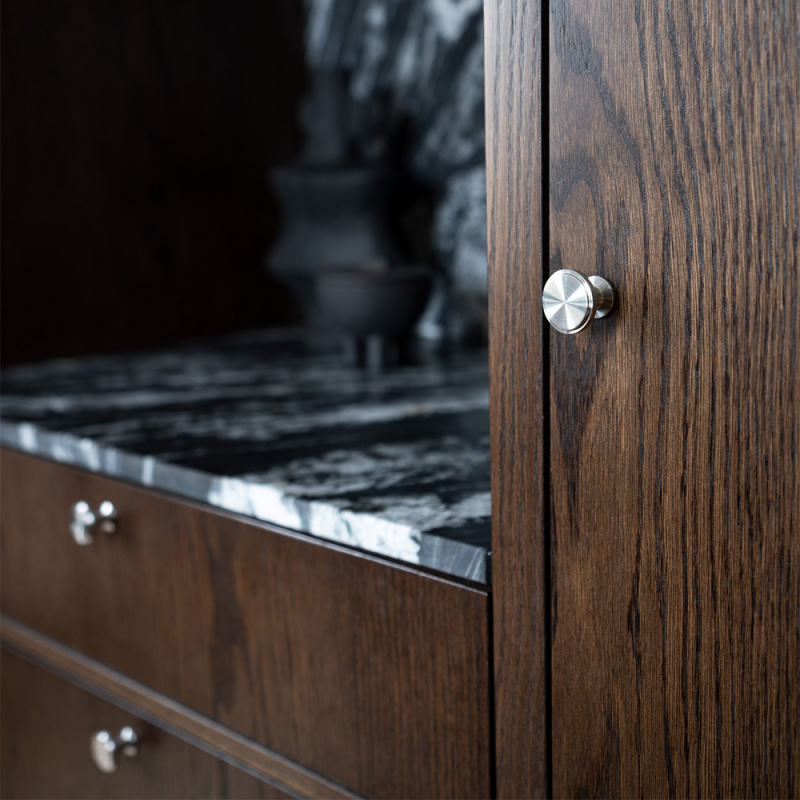 Knott Uno - 30mm - Børstet rustfritt