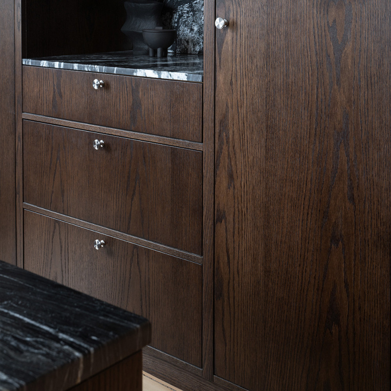 Knott Uno - 30mm - Børstet rustfritt