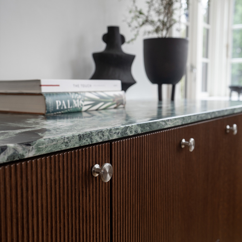 Knott Uno - 30mm - Børstet rustfritt