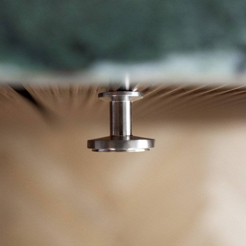 Knott Uno - 30mm - Børstet rustfritt