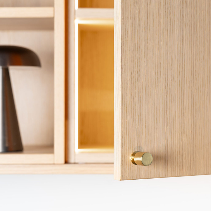 Knott Solo - 21mm - Polert messing