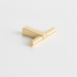 Knott T Petit - Polert messing Knott T Petit - Polert messing