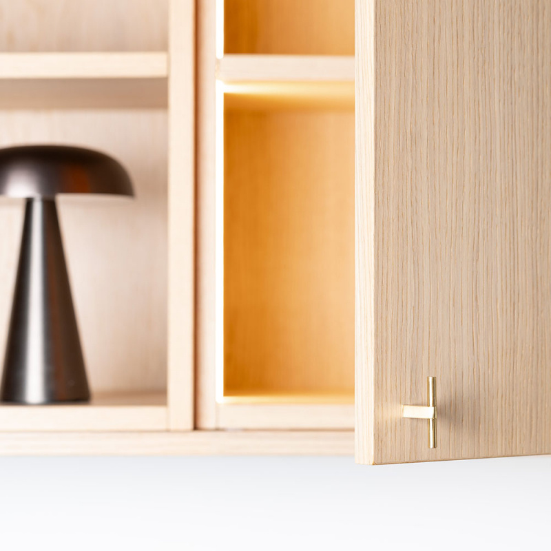 Knott T Petit - Polert messing