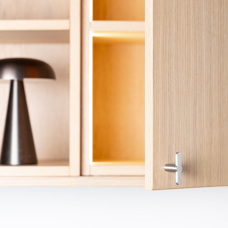 Knott T Flow - Børstet nikkel