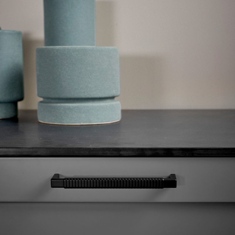 Håndtak Rattan - Matt svart