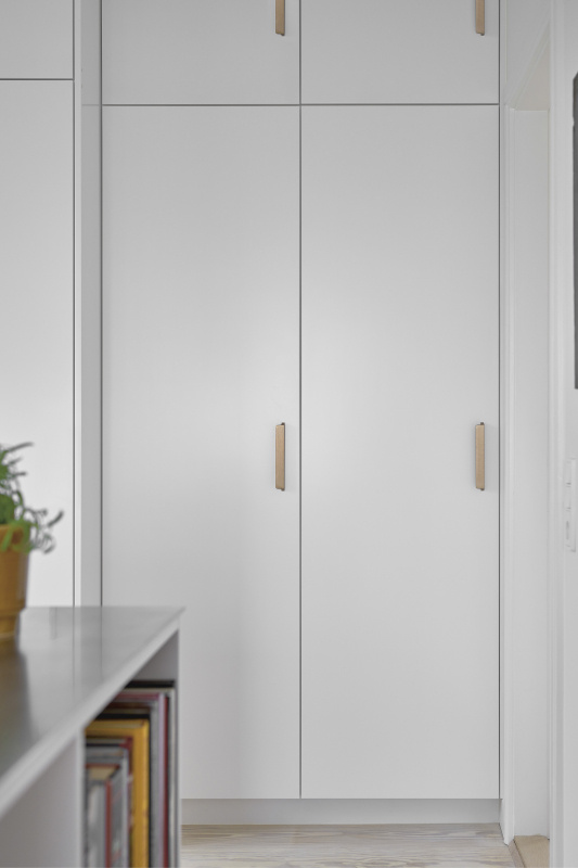 Håndtak Envelope - Børstet messing