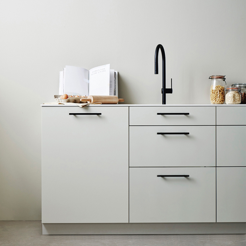 Håndtak Transit - Matt svart