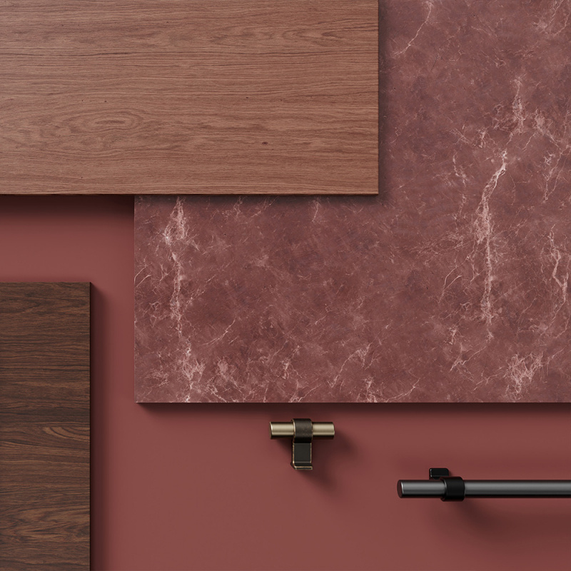 Håndtak Bond - 160mm - Matt sort/gun metal