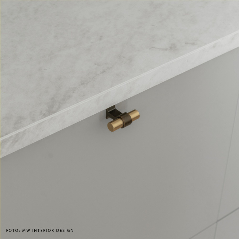 Knott T Bond - Antikk brun/børstet messing