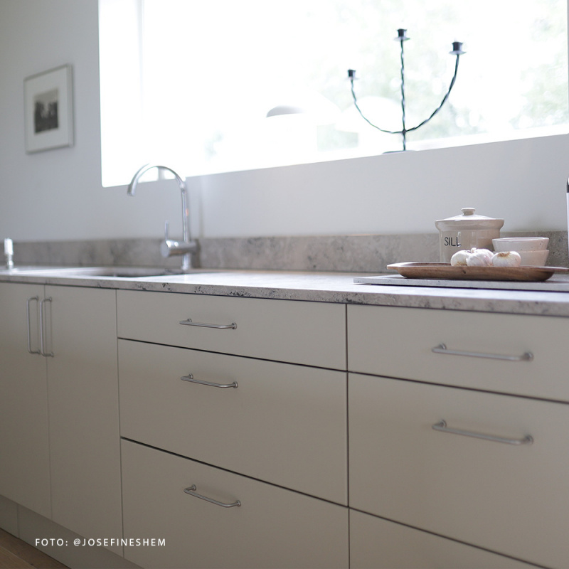 Håndtak Lounge - 160mm - Rustfritt