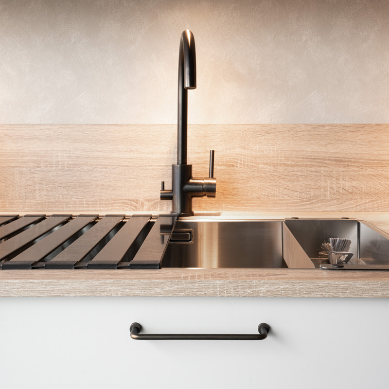 Håndtak Lounge - 160mm - Antikk brun