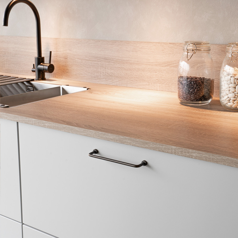 Håndtak Lounge - 160mm - Antikk brun